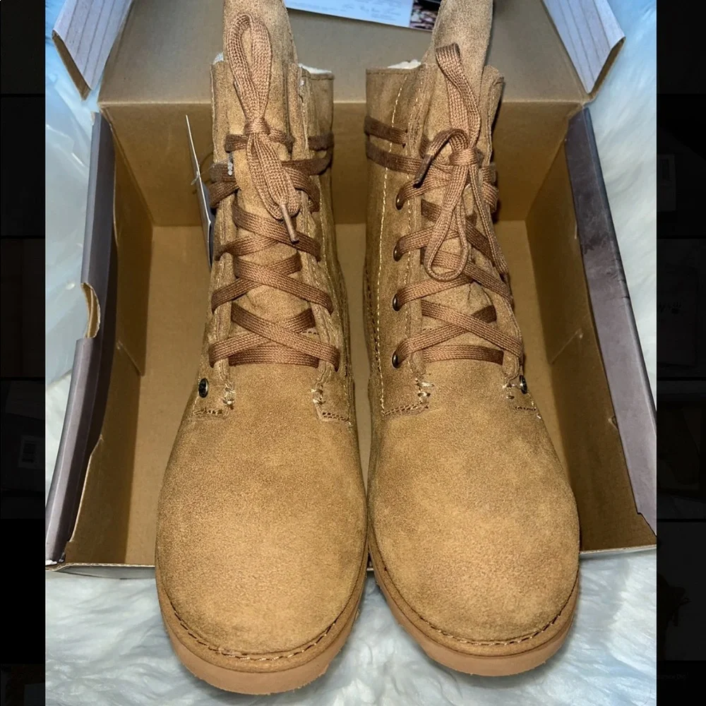 NEW Women’s Bearpaw Krista Boots • Size 9 • Hickory